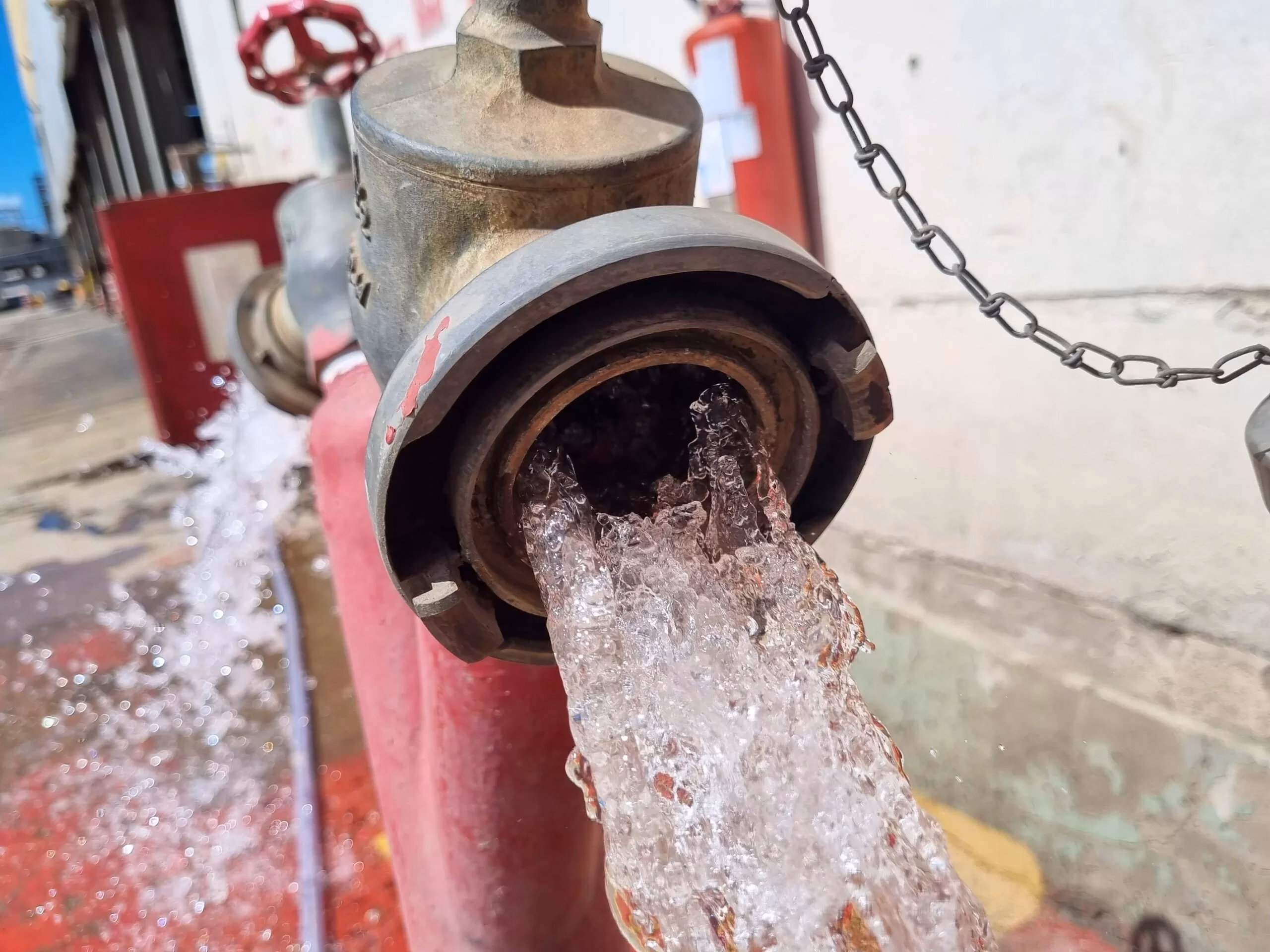 Sistema de hidrantes para combate a incêndio